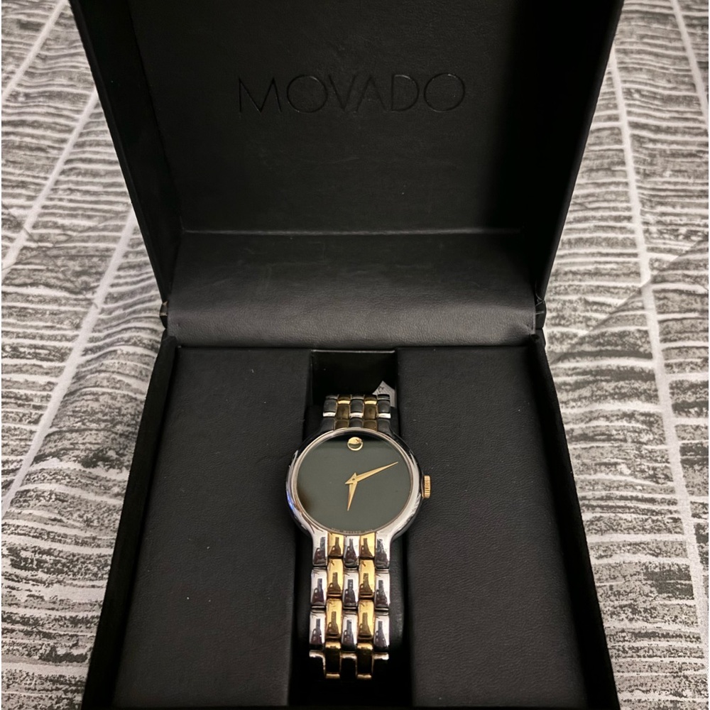 Men Watch Movado with box
